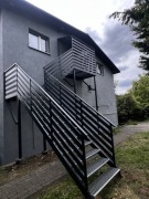 Schody zewnętrzne stalowe