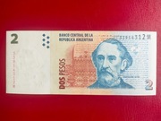 Argentyna 2 Peso 2002/2016r. (2014) P-352a.7 BEZOBIEGOWY-