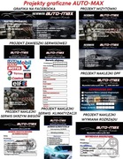 Projekt graficzny wizytówki, zawieszki serwisowej, naklejek, ulotek, fb