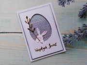 Kartka wielkanocna handmade A6+koperta 1#4