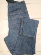 Jeansy ciążowe H&M Mama L skinny rurki denim elastyczne wysoki stan