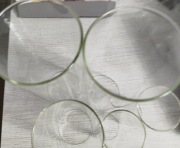 Wazon szklany 2 duże wys.25 cm x10  1 szt średni 20 cm x 8 i 2szt małe .