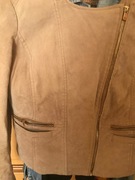 Mango zamszowa kurtka beż  L