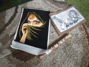 Obraz Betuinka + Papirus Egipski połyskujące ZOBACZ KONIECZNIE 