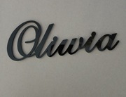 Napis na tort   imienny dowolne imię.  14 cm szeroki