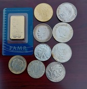 monety po kolekcjonerze zestaw 10 sztuk