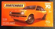 Matchbox 2023 1975 OPEL KADETT 73/100 HLD89 DNK70 1:64