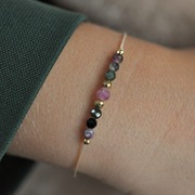 Bransoletka z turmalinu, minimalistyczna