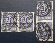 C.G.H.S Górny Śląsk plebiscyt 1920 kasowane dwie pary Mi11