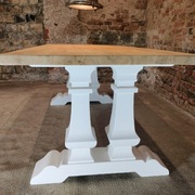 Stół dębowy klasztorny Loft Glamour 