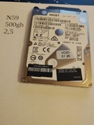 dysk twardy 500gb 2.5 sprawny #n59