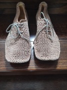 Trzewiki półbuty r 36 skóra naturalna