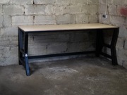 Stół warsztatowy na zamówienie – spawany z grubych profili NINEINTHEWOODS