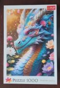Puzzle 1000 el. , Trefl , " Kolorowy smok "