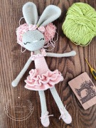 Śliczna przytulanka Baletnica Zajączek Wielkanoc