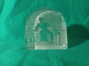 Rzeźba w szkle przycisk do papieru