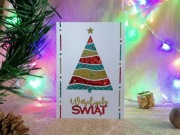 Kartka świąteczna handmade modern #1