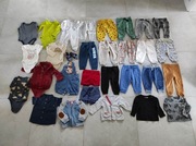 Rozmiar 74 zestaw ubrań chłopięcych ubranka niemowlęce