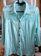 Błękitna Bluzka Damska - Weavers