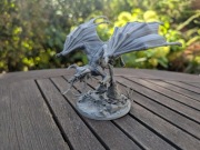 Figurka smoka bagiennego [Swamp Dragon] do D&D - (druk 3D - 8k, 32mm)