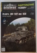 Model kartonowy do sklejenia Pz.Kpfw. 35R 731(f) mod. 1939