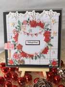 KARTKA ŚWIĄTECZNA handmade w kopercie - personalizowana, ręcznie robiona