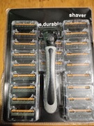 Maszynka do golenia 3 ostrze Manual Razor Shaver 22 wkłady wymienne