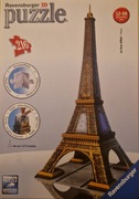Puzzle 3D Wieża Eiffla Ravensburger 44cm