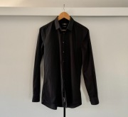 ELEGANCKA KOSZULA MĘSKA CZARNA | SUPER SLIM FIT 39/40 | JAKE'S COLLECTION!