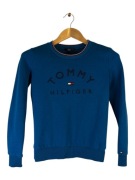 Bluza damska Tommy Hilfiger niebieska z logiem xxs