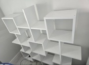 Regał otwarty biały 