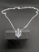 Ukraina Tryzub wisiorek ukraiński naszyjnik