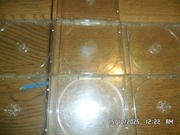 Jewel case na płyty CD/DVD, przezroczyste, używane, liczba sztuk: 7