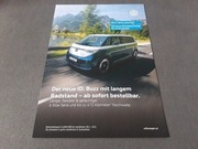 2024 VW Volkswagen ID.BUZZ LWB Prospekt niemiecki 2 strony