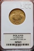 2 PLN ZŁ Wybory 4 czerwca 1989 - Okrągły stół 2009 grading GCN MS65