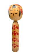 Japonia. Togatta Kokeshi, sygnowana. Showa