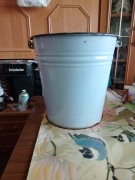 wiadro emaliowane PRL