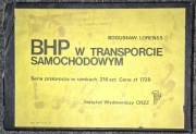 Zestaw 216 kolorowych slajdów BHP „Transport Samochodowy”