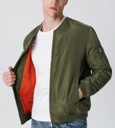 kurtka bomberka męska Bomber Jacket   sinsay 1795O-91X r. S Khaki