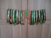 Safari girlanda proporczyk na roczek ozdoba krzesełka 