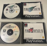 Final Fantasy VI (plus demo X) oraz Final Fantasy VII- oryginały- PSX