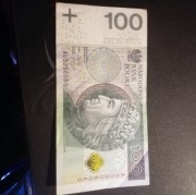 Banknot sto zlotych