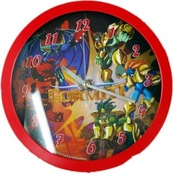 ZEGAR ŚCIENNY WISZĄCY  KWARCOWY ŚREDNICA 30CM