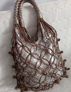 Sacoess  torebka siatka na ramię cekiny