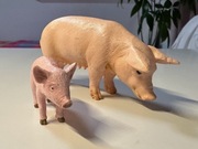 Schleich figurka Świnia i prosiaczek 13783