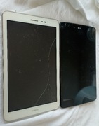 Dwa tablety ze słabymi bateriami