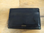 Portfel czarny męski skórzany 