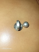 Orno Duży Modernistyczny Pierścionek Kula Sygnowan