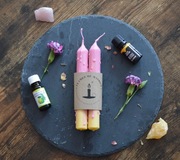 Naturalne świece sojowe z bergamotką i neroli, 15 cm