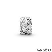 Pandora Srebrny charms klips z kwiatkami 790533